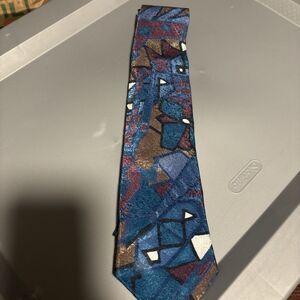 European Concepts Mens Formal Necktie 57"Lx3.5"W Multicolor Neck Tie